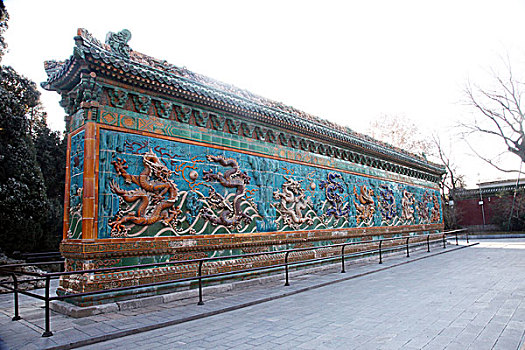 0074北海白塔,北海公园,九龙壁,中国,北京,全景,风景,地标,传统