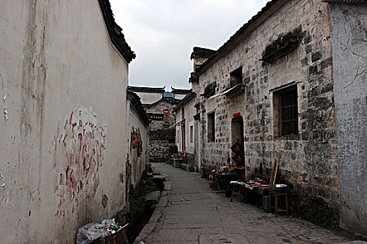 宏村,乡村,古村落,夜色,建筑,民居0039