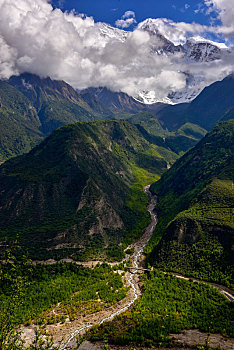 中国最美山峰南迦巴瓦峰