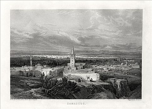 叙利亚,19世纪,艺术家