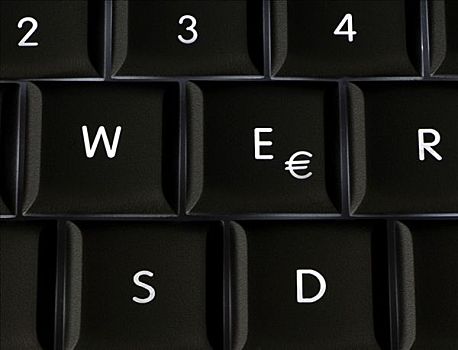 键盘,欧元