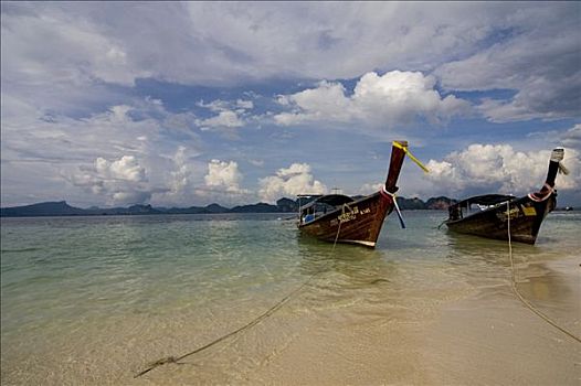 船,海滩,苏梅岛,岛屿,泰国,东南亚,亚洲