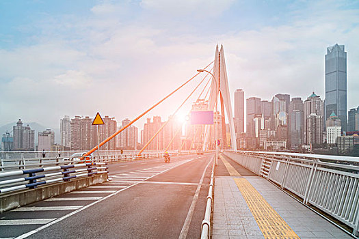 重慶,城市道路,天際線