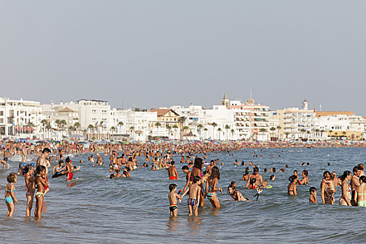 海滩,安达卢西亚,西班牙