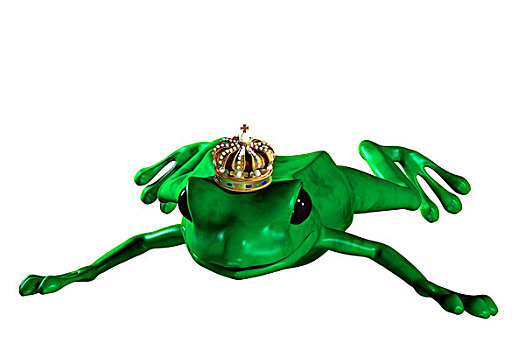 青蛙,国王,插画