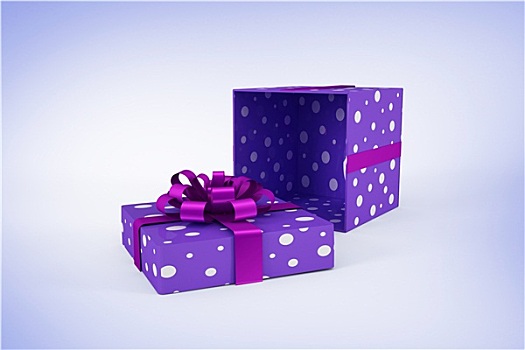 合成效果,图像,紫色,银,礼盒