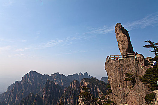 黄山,怪石,自然景观