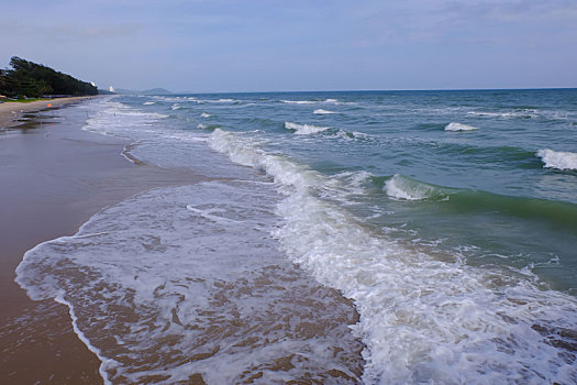 海浪,沙滩,海滩,泰国