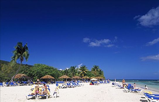 海滩,岛屿,波多黎各,加勒比海