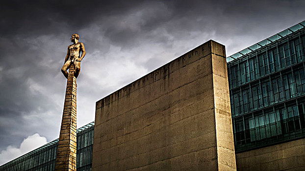 慕尼黑,建筑,博物馆,艺术,雕塑