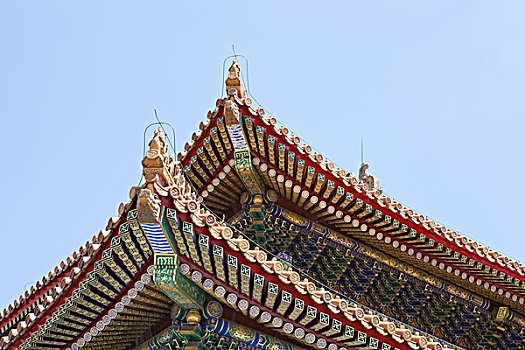 北京故宫屋檐