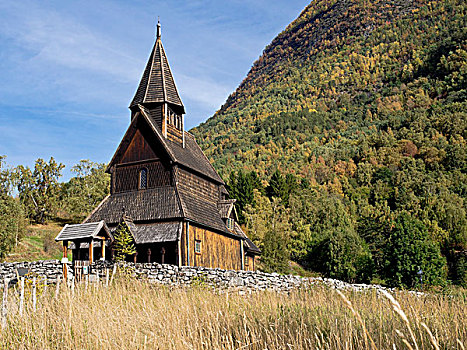 乌尔内斯,教堂,挪威,欧洲