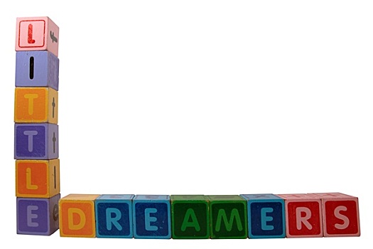小,做梦,玩具,文字,方形,白色背景
