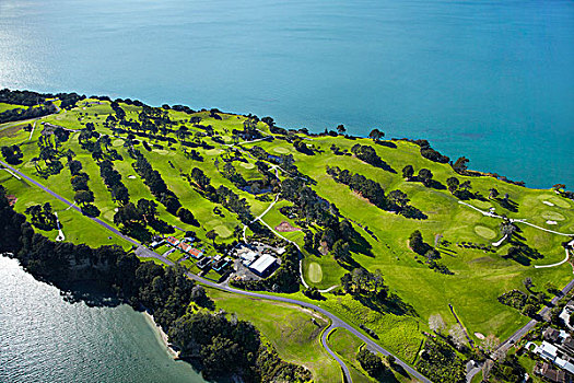高尔夫球场,奥克兰,北岛,新西兰