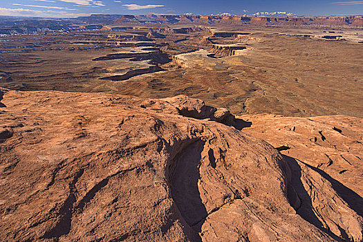 岩石构造,峡谷,绿河,峡谷地国家公园,犹他,美国