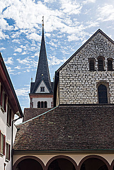 瑞士施泰因小镇建筑景观