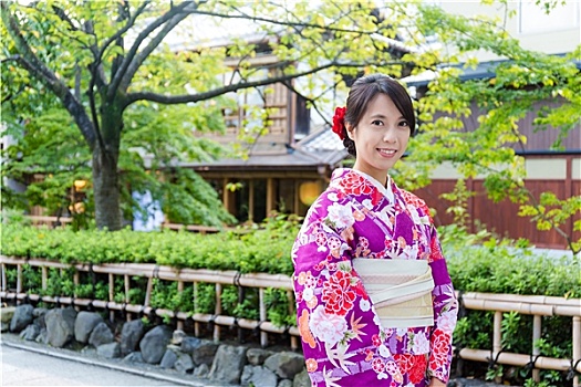 女人,日本人,服饰,京都,袛园