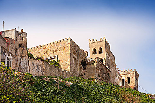 古老,要塞,遗址,麦地那,丹吉尔,摩洛哥