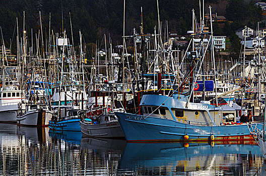 渔船,纽波特,俄勒冈,美国