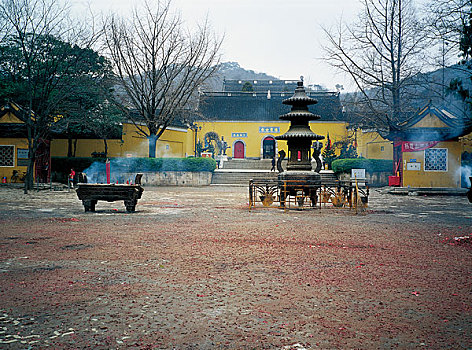 江苏南京栖霞古寺