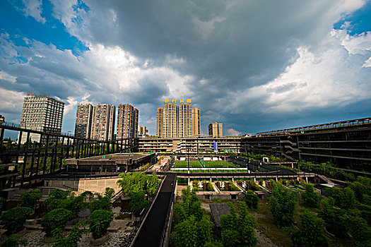 成都西村全景