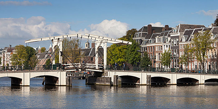 瘦桥,阿姆斯特丹,荷兰,欧洲
