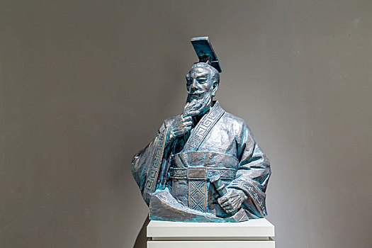 齐宣王塑像,山东省淄博市齐文化博物馆