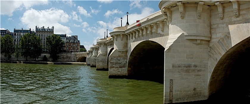 风景,巴黎新桥,赛纳河