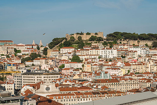 葡萄牙里斯本老城阿尔法玛区景观