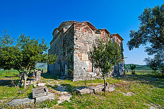 教堂,寺院,阿尔巴尼亚,欧洲