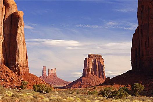 砂岩,岩石构造,纪念碑谷,纳瓦霍,部族,公园,亚利桑那,美国