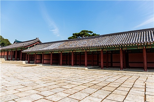 古老,韩国,传统建筑