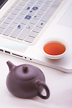 茶杯,电脑