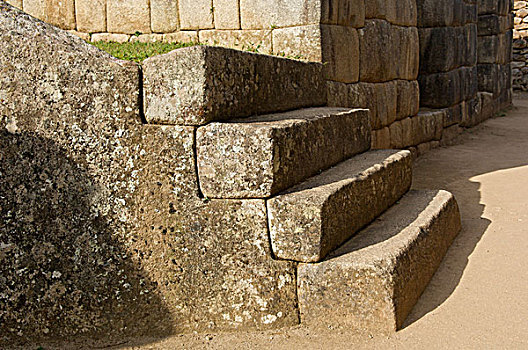 秘鲁,马丘比丘,四个,石头,展示,印加,工艺