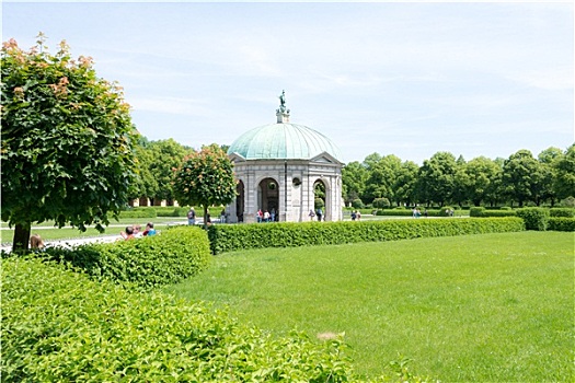 宫廷花园,公园,慕尼黑