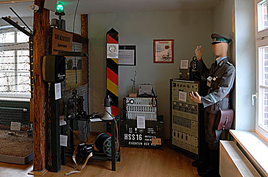 展示室,历史,边界,民主德国,分界线,柱子,博物馆,梅克伦堡前波莫瑞州,德国,欧洲