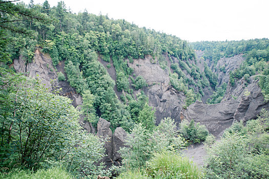 长白山森林峡谷