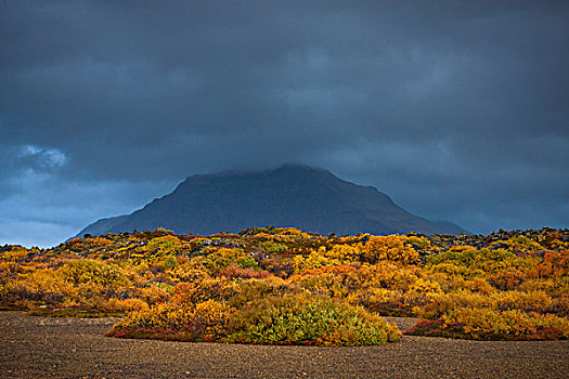 秋日风光,冰岛