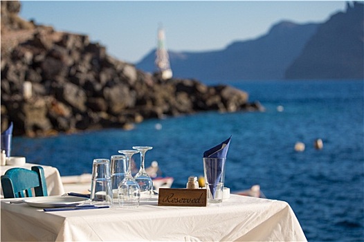 桌子,正面,爱琴海