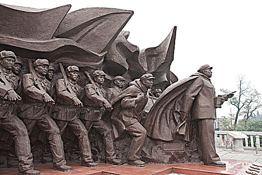 雕塑,中国,志愿者,军队,长官,辽宁