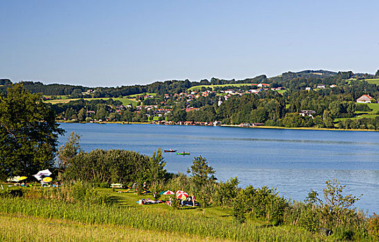 湖,萨尔茨卡莫古特,奥地利,欧洲