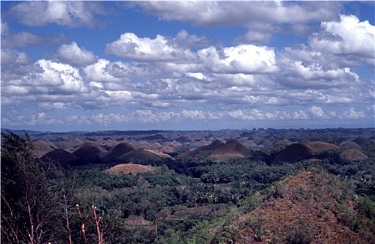 风景,巧克力,山