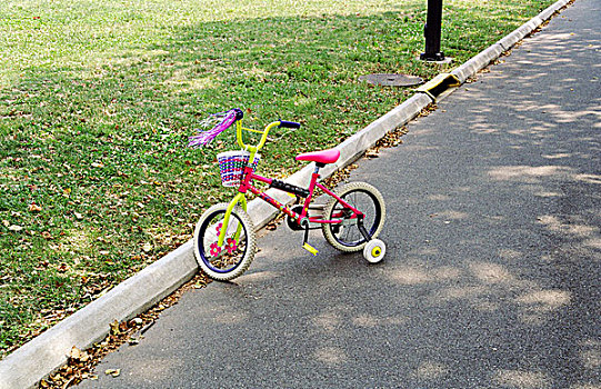 色彩,自行车,公园,阳光