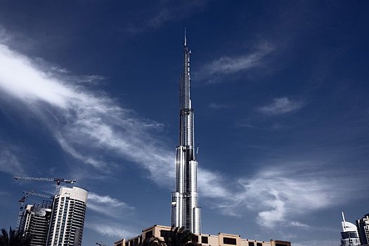 摩天大楼,城市,哈利法,迪拜,阿联酋