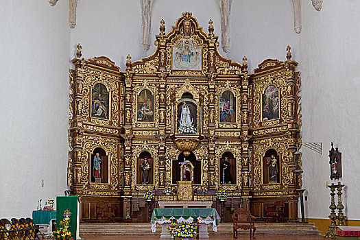圣坛,教堂,依沙玛尔,尤卡坦半岛,墨西哥