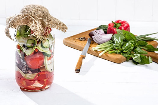 罐头,西红柿,新鲜,白色背景,背景