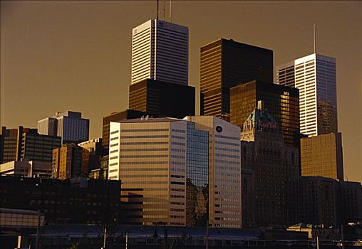 城市天际线,多伦多,安大略省,加拿大