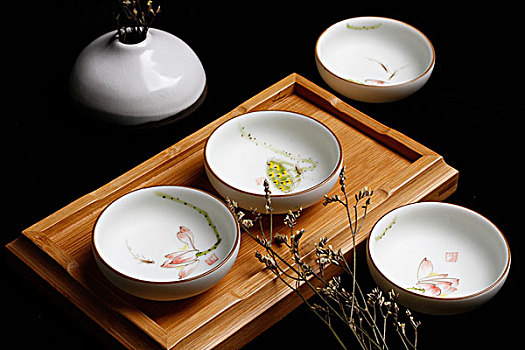 景德镇手工陶瓷拉胚餐具茶具