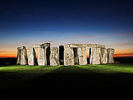 巨石阵,威尔特,艺术家,历史,英格兰,摄影师