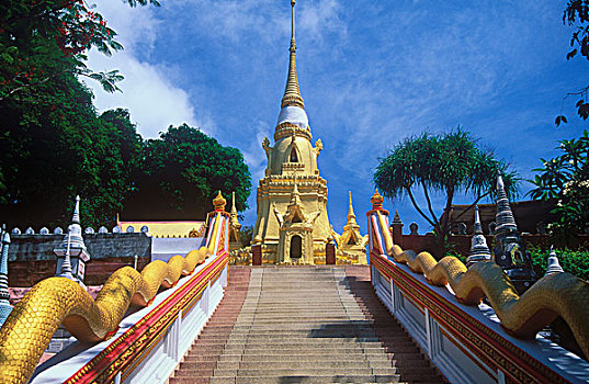 寺院,庙宇,海滩,苏梅岛,苏拉塔尼,省,泰国,亚洲